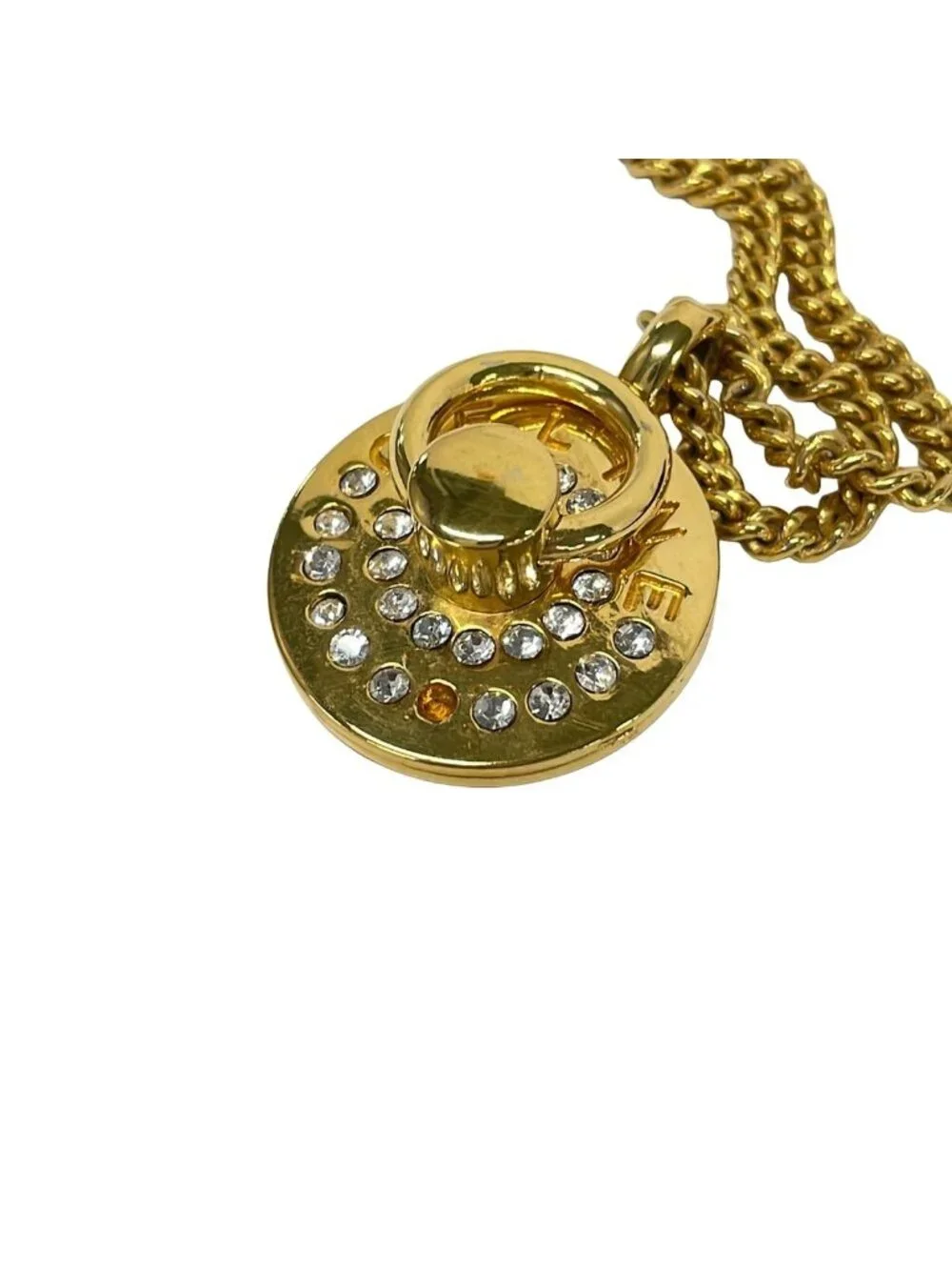 Celine Necklace Gold Clear - Picture 6 of 6